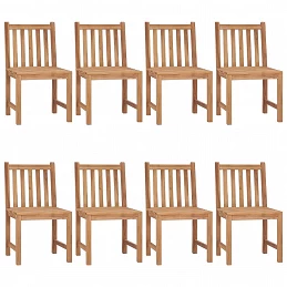 Acquista Sedie da Giardino con Cuscini 8 pz in Legno Massello di Teak con riferimento GHV-3073162 della ditta GARDENHOME
