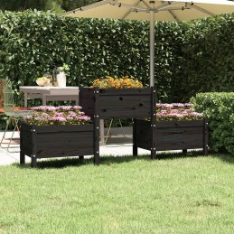 Fioriera Nera 178,5x44x75...