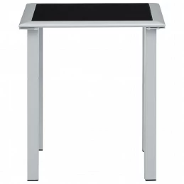 Acquista Tavolo da Giardino Nero e Argento 41x41x45 cm in Acciaio e Vetro con riferimento GHV-310541 della ditta GARDENHOME