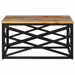 Acquista Tavolino da Salotto 68x68x35 cm in Legno Massello di Recupero con riferimento GHV-330075 della ditta GARDENHOME