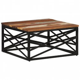 Acquista Tavolino da Salotto 68x68x35 cm in Legno Massello di Recupero con riferimento GHV-330075 della ditta GARDENHOME