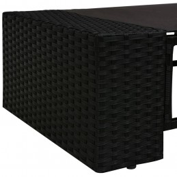 Acquista Set Divani da Giardino 2 pz in Polyrattan Nero con riferimento GHV-49502 della ditta GARDENHOME