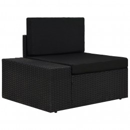 Acquista Set Divani da Giardino 3 pz in Polyrattan Nero con riferimento GHV-49507 della ditta GARDENHOME