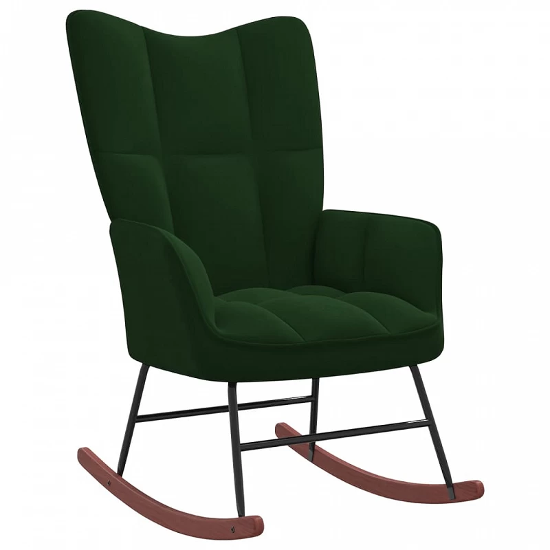 Acquista Sedia da Pranzo Verde Scuro in Velluto con riferimento GHV-328141 della ditta GARDENHOME