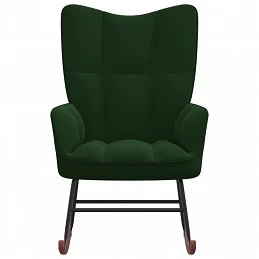 Acquista Sedia da Pranzo Verde Scuro in Velluto con riferimento GHV-328141 della ditta GARDENHOME