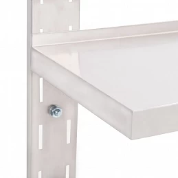 Acquista Mensola a Sospensione a 2 Livelli in Acciaio Inox 100x30 cm con riferimento GHV-51047 della ditta GARDENHOME