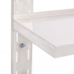 Acquista Mensola a Sospensione a 2 Livelli in Acciaio Inox 150x30 cm con riferimento GHV-51049 della ditta GARDENHOME
