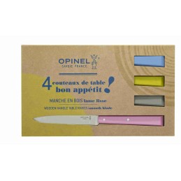 Acquista Opinel Coltello Tavola Box Colore Champagne 4 pezzi con riferimento O-1533 della ditta Opinel