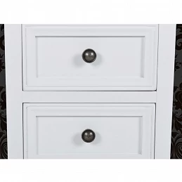 Acquista Comodini 2 pz con 2 Cassetti in MDF Bianchi con riferimento GHV-60638 della ditta GARDENHOME