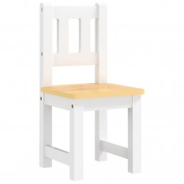 Acquista Set Tavolo e Sedie per Bambini 4 pz Bianco e Beige in MDF con riferimento GHV-10412 della ditta GARDENHOME