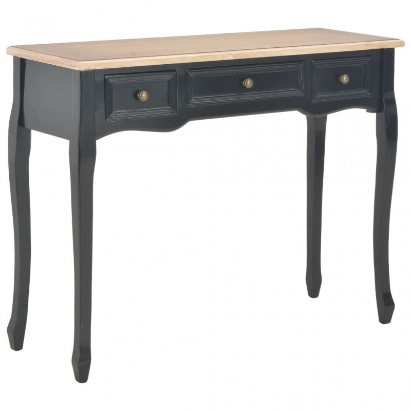 Acquista 280046 Dressing Console Table with 3 Drawers Black con riferimento GHV-280046 della ditta GARDENHOME