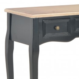 Acquista 280046 Dressing Console Table with 3 Drawers Black con riferimento GHV-280046 della ditta GARDENHOME
