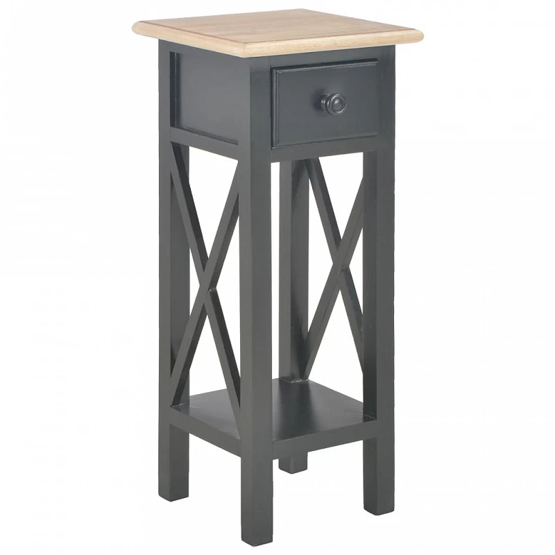 Acquista 280059 Side Table Black 27x27x65,5 cm Wood con riferimento GHV-280059 della ditta GARDENHOME