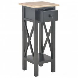 Acquista 280059 Side Table Black 27x27x65,5 cm Wood con riferimento GHV-280059 della ditta GARDENHOME