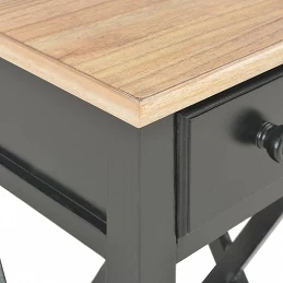 Acquista 280059 Side Table Black 27x27x65,5 cm Wood con riferimento GHV-280059 della ditta GARDENHOME