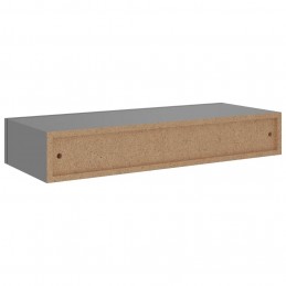 Acquista Scaffale con Cassetti da Parete Grigio 60x23,5x10 cm in MDF con riferimento GHV-330259 della ditta GARDENHOME