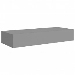 Acquista Scaffali con Cassetti da Parete 2 pz Grigio 60x23,5x10 cm MDF con riferimento GHV-330260 della ditta GARDENHOME