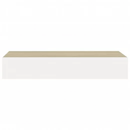Acquista Scaffali a Muro con Cassetti 2pz Bianco Rovere 60x23,5x10cm MDF con riferimento GHV-330264 della ditta GARDENHOME