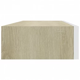Acquista Scaffali a Muro con Cassetti 2pz Bianco Rovere 60x23,5x10cm MDF con riferimento GHV-330264 della ditta GARDENHOME