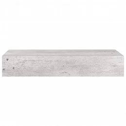 Acquista Scaffale a Muro con Cassetti Grigio Cemento 60x23,5x10 cm MDF con riferimento GHV-330265 della ditta GARDENHOME