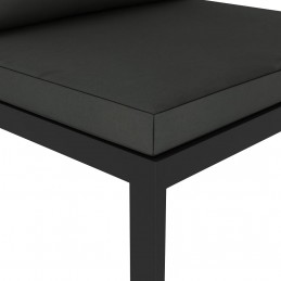 Acquista Divano Centrale Modulare 1 pz con Cuscini Alluminio Antracite con riferimento GHV-49240 della ditta GARDENHOME