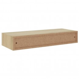 Acquista Scaffale da Parete con Cassetto Bianco Rovere 60x23,5x10 cm MDF con riferimento GHV-330263 della ditta GARDENHOME