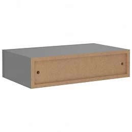 Acquista Scaffale con Cassetti da Parete Grigio 40x23,5x10 cm in MDF con riferimento GHV-330245 della ditta GARDENHOME