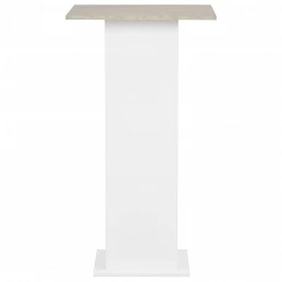 Acquista Tavolo da Bar Bianco e Cemento 60x60x110 cm con riferimento GHV-280208 della ditta GARDENHOME