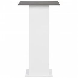 Acquista Tavolo da Bar Bianco e grigio Antracite 60x60x110 cm con riferimento GHV-280210 della ditta GARDENHOME