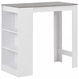 Acquista Tavolo da Bar con Ripiano Bianco 110x50x103 cm con riferimento GHV-280214 della ditta GARDENHOME