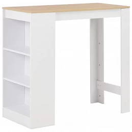 Acquista Tavolo da Bar con Ripiano Bianco 110x50x103 cm con riferimento GHV-280215 della ditta GARDENHOME