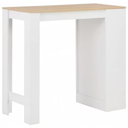 Acquista Tavolo da Bar con Ripiano Bianco 110x50x103 cm con riferimento GHV-280215 della ditta GARDENHOME