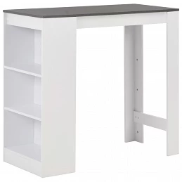 Acquista Tavolo da Bar con Ripiano Bianco 110x50x103 cm con riferimento GHV-280216 della ditta GARDENHOME