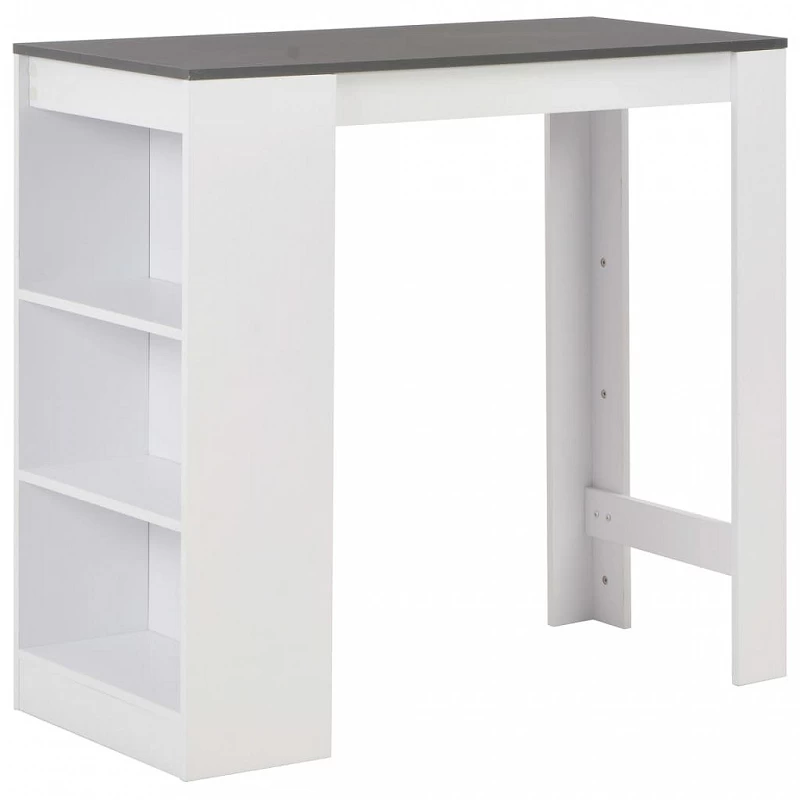 Acquista Tavolo da Bar con Ripiano Bianco 110x50x103 cm con riferimento GHV-280216 della ditta GARDENHOME