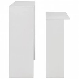 Acquista Tavolo da Bar a 2 Livelli Bianco 130x40x120 con riferimento GHV-280217 della ditta GARDENHOME