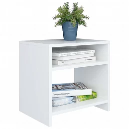 Acquista Comodini Bianchi 2 pz 40x30x40 cm Legno Ingegnerizzato con riferimento GHV-800010 della ditta GARDENHOME
