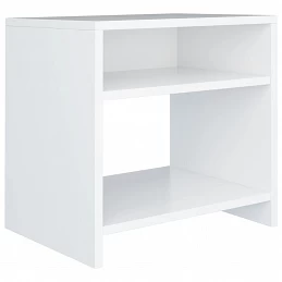 Acquista Comodini Bianchi 2 pz 40x30x40 cm Legno Ingegnerizzato con riferimento GHV-800010 della ditta GARDENHOME
