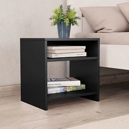 Acquista Comodini 2 pz Nero 40x30x40 cm in Truciolato con riferimento GHV-800012 della ditta GARDENHOME