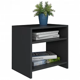 Acquista Comodini 2 pz Nero 40x30x40 cm in Truciolato con riferimento GHV-800012 della ditta GARDENHOME