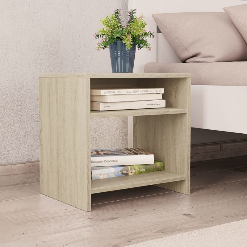 Acquista Comodino Rovere Sonoma 40x30x40 cm in Truciolato con riferimento GHV-800015 della ditta GARDENHOME