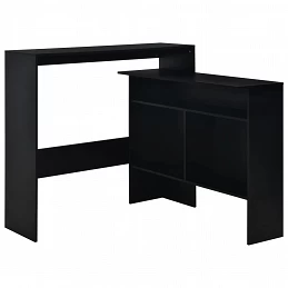 Acquista Tavolo da Bar a 2 Livelli Nero 130x40x120 cm con riferimento GHV-280218 della ditta GARDENHOME