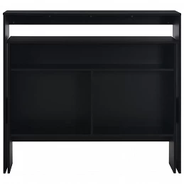 Acquista Tavolo da Bar a 2 Livelli Nero 130x40x120 cm con riferimento GHV-280218 della ditta GARDENHOME