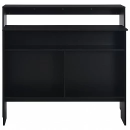 Acquista Tavolo da Bar a 2 Livelli Nero 130x40x120 cm con riferimento GHV-280218 della ditta GARDENHOME