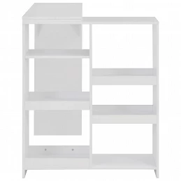 Acquista Tavolo da Bar con Scaffale Mobile Bianco 138x39x110 cm con riferimento GHV-280222 della ditta GARDENHOME