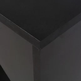 Acquista Tavolo da Bar con Scaffale Mobile Nero 138x39x110 cm con riferimento GHV-280223 della ditta GARDENHOME