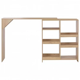 Acquista Tavolo da Bar con Scaffale Mobile Rovere 138x39x110 cm con riferimento GHV-280224 della ditta GARDENHOME