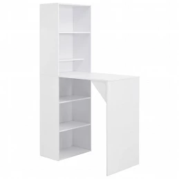 Acquista Tavolo da Bar con Mobiletto Bianco 115x59x200 cm con riferimento GHV-280227 della ditta GARDENHOME