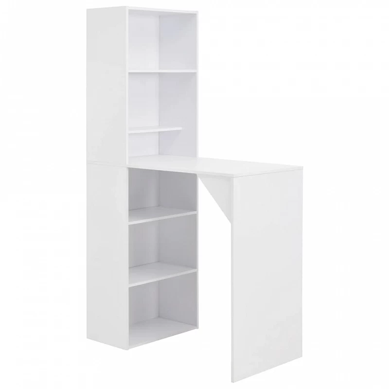 Acquista Tavolo da Bar con Mobiletto Bianco 115x59x200 cm con riferimento GHV-280227 della ditta GARDENHOME