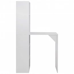 Acquista Tavolo da Bar con Mobiletto Bianco 115x59x200 cm con riferimento GHV-280227 della ditta GARDENHOME