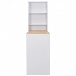 Acquista Tavolo da Bar con Mobiletto Bianco 115x59x200 cm con riferimento GHV-280230 della ditta GARDENHOME